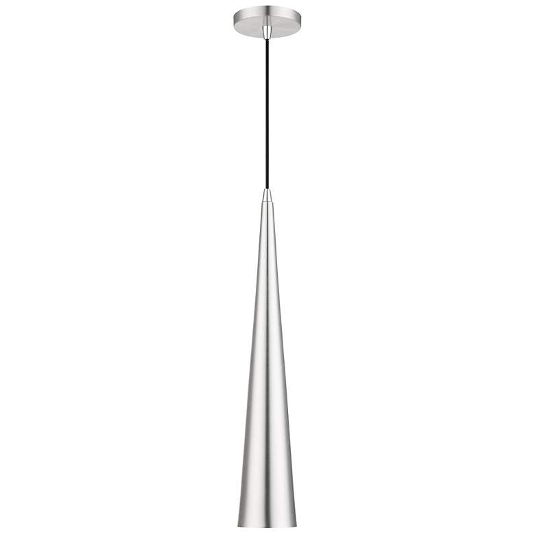 Image 5 Noho 5 1/4" Wide Brushed Aluminum Mini Pendant more views