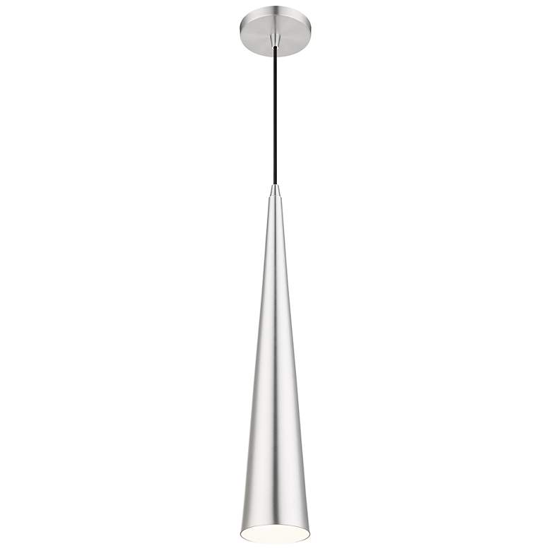 Image 6 Noho 5 1/4" Wide Brushed Aluminum Mini Pendant more views
