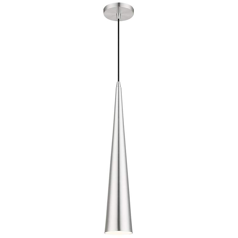 Image 7 Noho 5 1/4" Wide Brushed Aluminum Mini Pendant more views