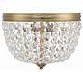 Thumbnail1 of Nola 2 Light Vibrant Gold Ceiling Mount