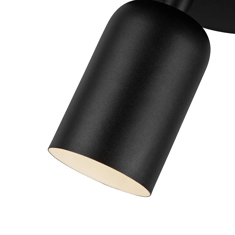 Image 3 Nola 3 3/4" Wide Matte Black Ceiling Light more views