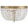 Nola 3 Light Vibrant Gold Ceiling Mount