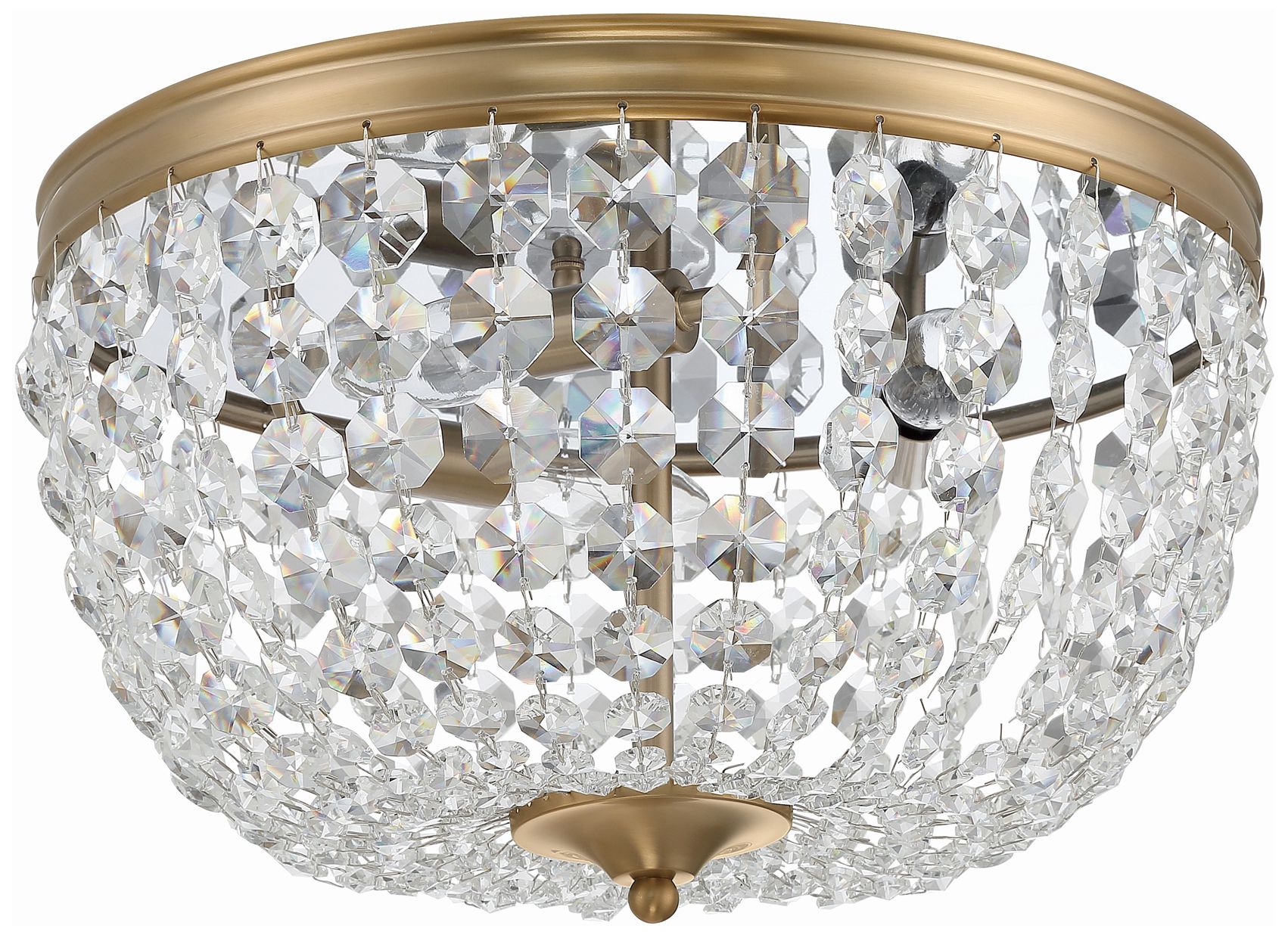 Image 5 Nola 3 Light Vibrant Gold Ceiling Mount more views