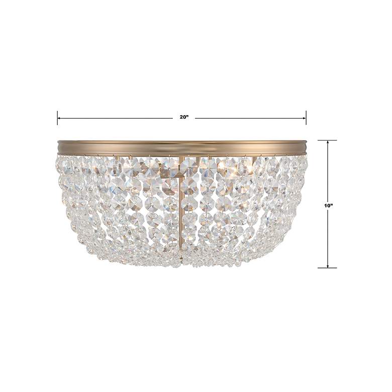 Image 6 Nola 5 Light Vibrant Gold Ceiling Mount more views