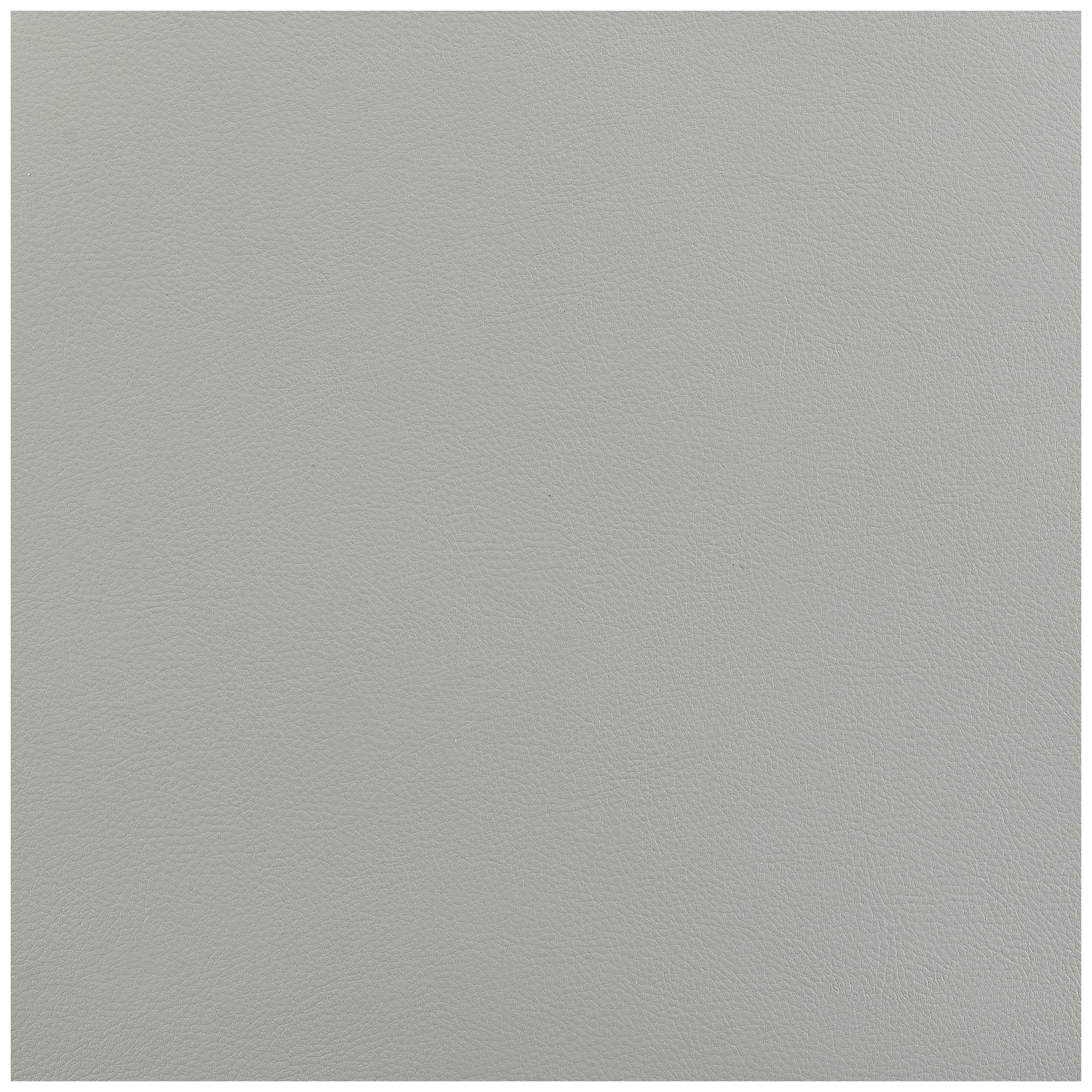 Nolagam 26 in. Swivel Barstool in Stainless Steel, Light Grey Faux Leather