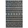 Nolan NOL39AT Blue and Gray Tribal Kazak Area Rug