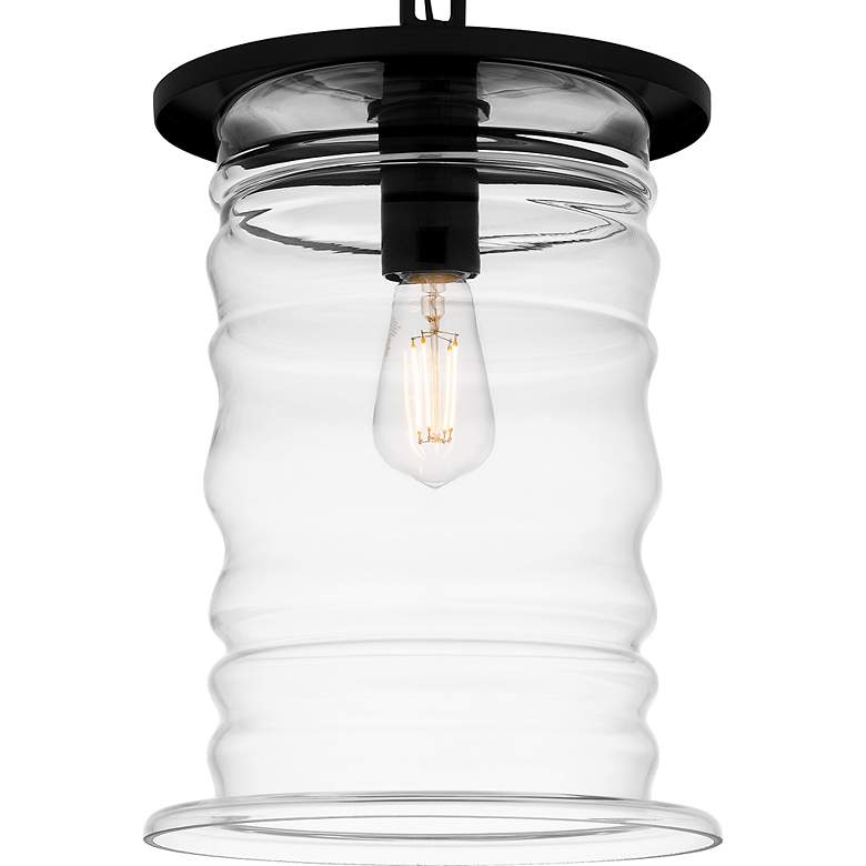 Image 5 Noland 1-Light Matte Black Outdoor Hanging Lantern more views