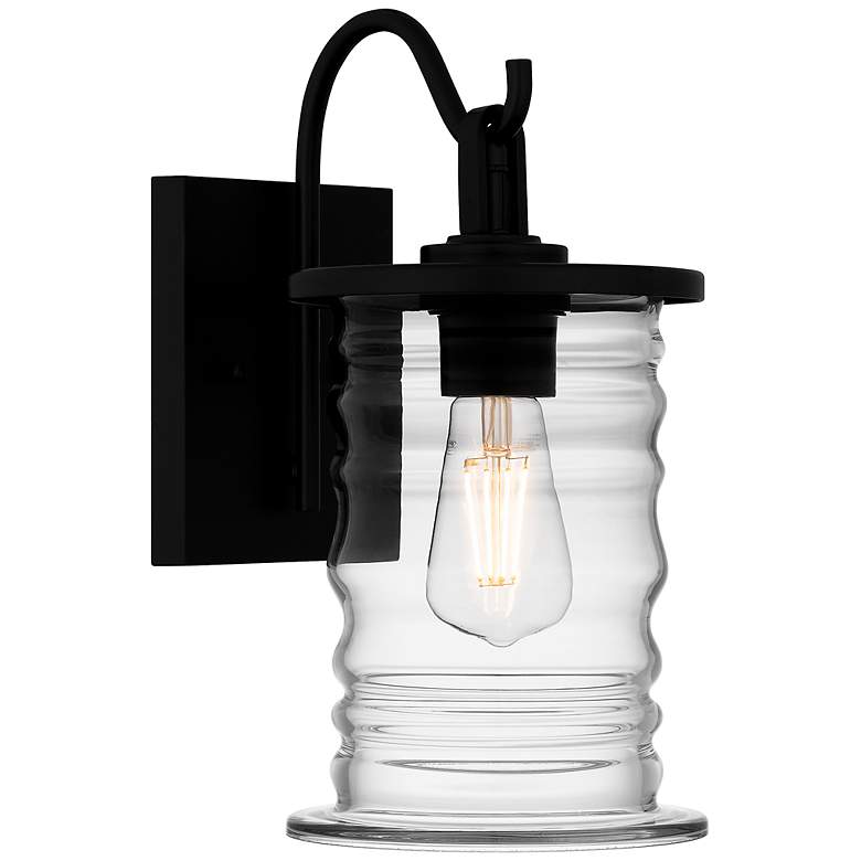 Image 2 Noland 1-Light Matte Black Outdoor Wall Lantern