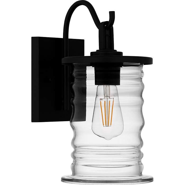 Image 4 Noland 1-Light Matte Black Outdoor Wall Lantern more views