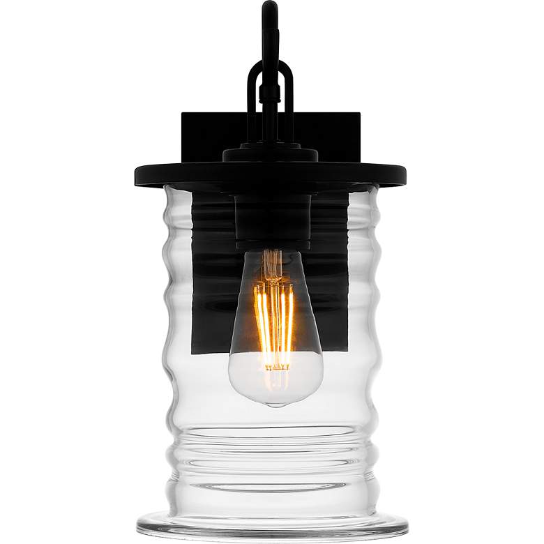 Image 5 Noland 1-Light Matte Black Outdoor Wall Lantern more views
