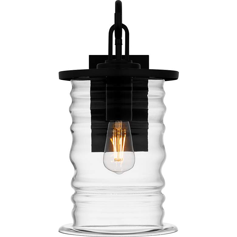 Image 5 Noland 1-Light Matte Black Outdoor Wall Lantern more views