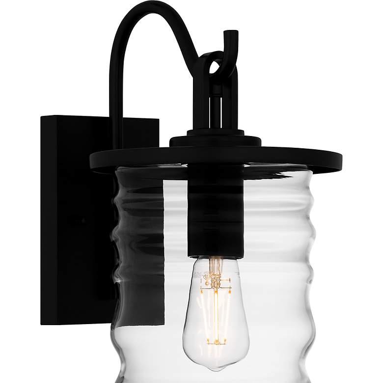 Image 7 Noland 1-Light Matte Black Outdoor Wall Lantern more views