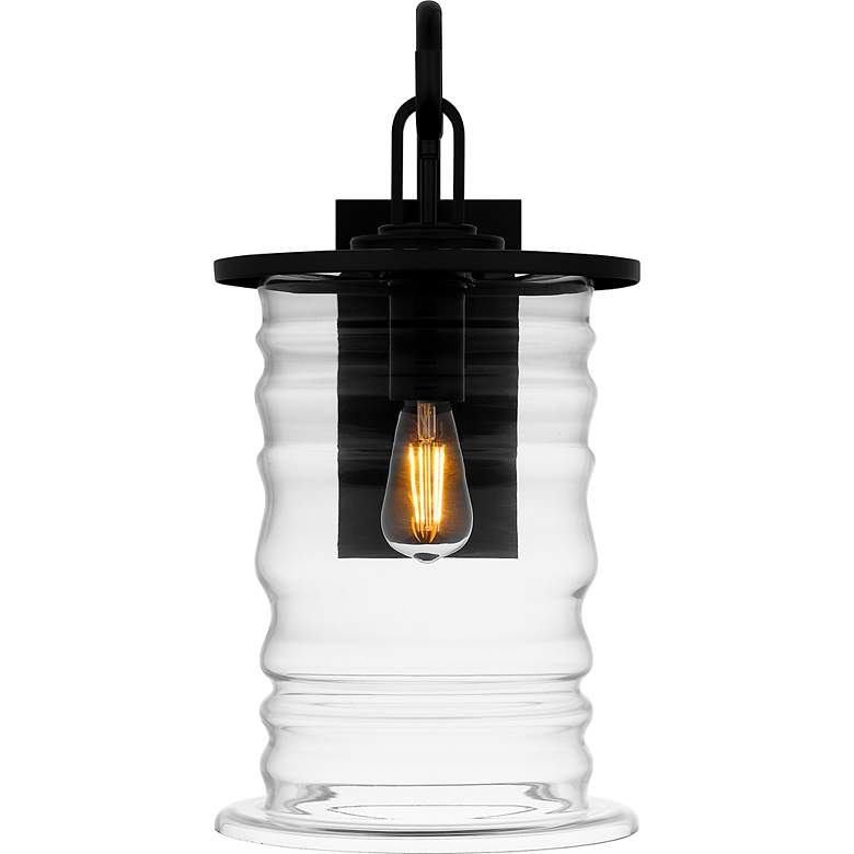 Image 5 Noland 1-Light Matte Black Outdoor Wall Lantern more views