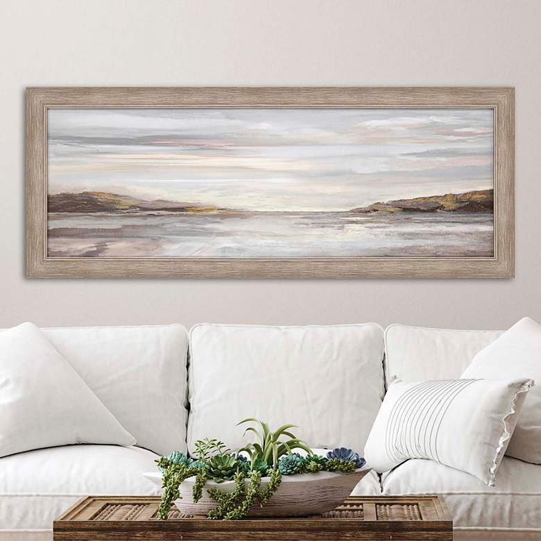 Image 2 Nolton Haven 52" Wide Rectangular Giclee Framed Wall Art