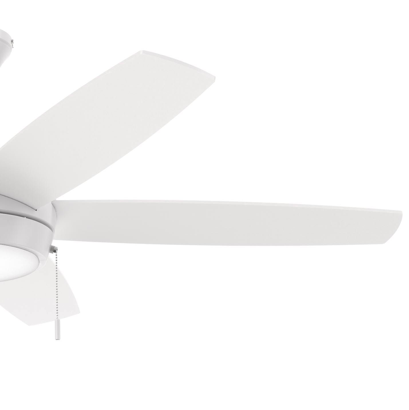 Image 4 Nolyn V 52 in. 5-Blade Modern LED Ceiling Fan more views