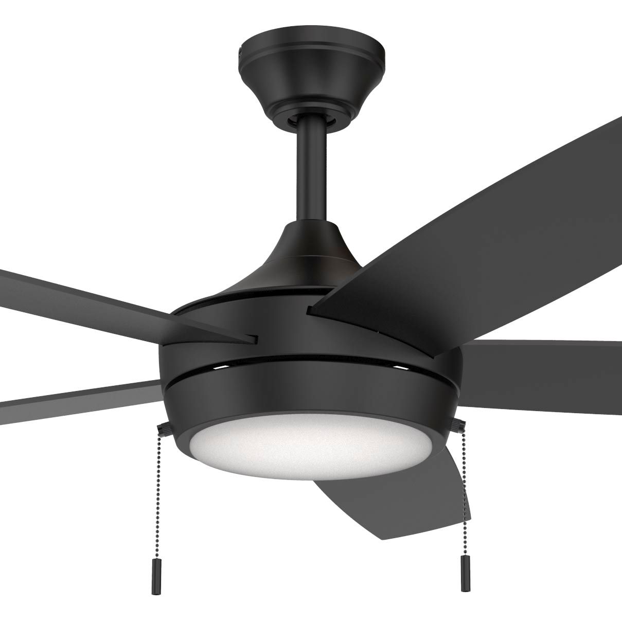 Image 3 Nolyn V 52 in. 5-Blade Modern LED Ceiling Fan more views