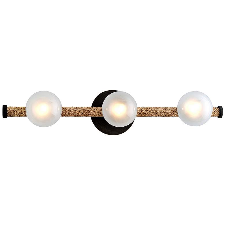 Image 1 Nomad 24"W Natural and Classic Bronze 3-Light LED Bath Light