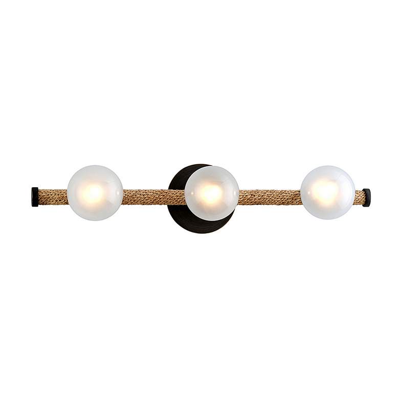 Image 1 Nomad 24"W Natural and Classic Bronze 3-Light LED Bath Light