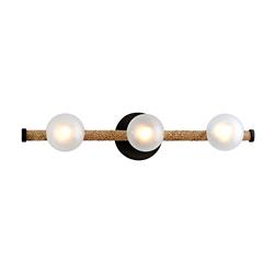Nomad 24"W Natural and Classic Bronze 3-Light LED Bath Light