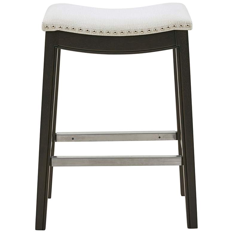 Image 2 Nomad 27 1/4 inch Cream Fabric Counter Stool