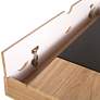 3_Nook 47 1/4" Wide Graphite and Ashwood Writing Desk more views