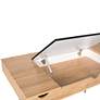 5_Nook 47 1/4" Wide Graphite and Ashwood Writing Desk more views