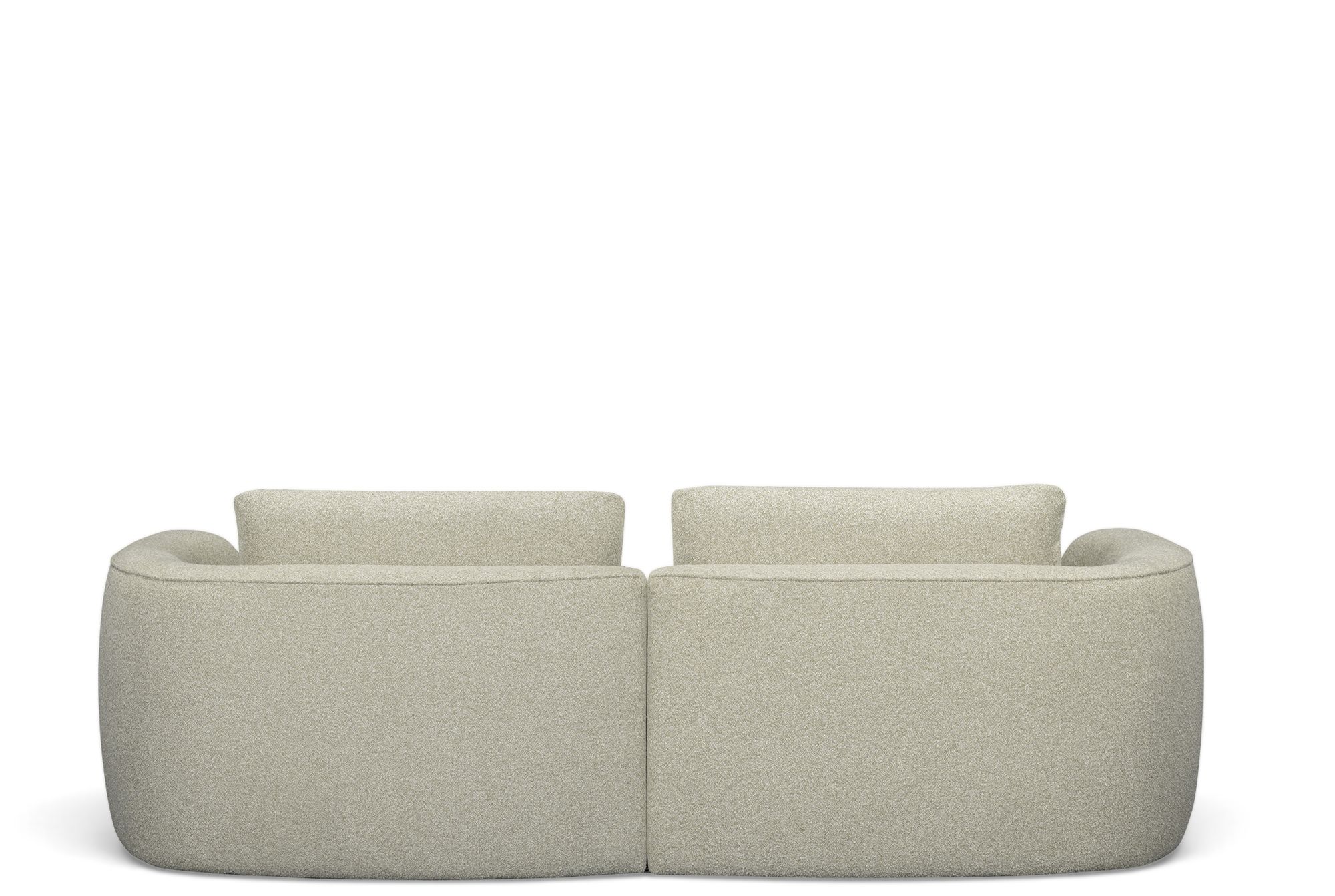 Image 4 Noor Wheat Boucle Loveseat more views