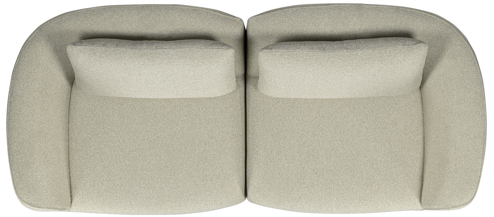 Image 6 Noor Wheat Boucle Loveseat more views