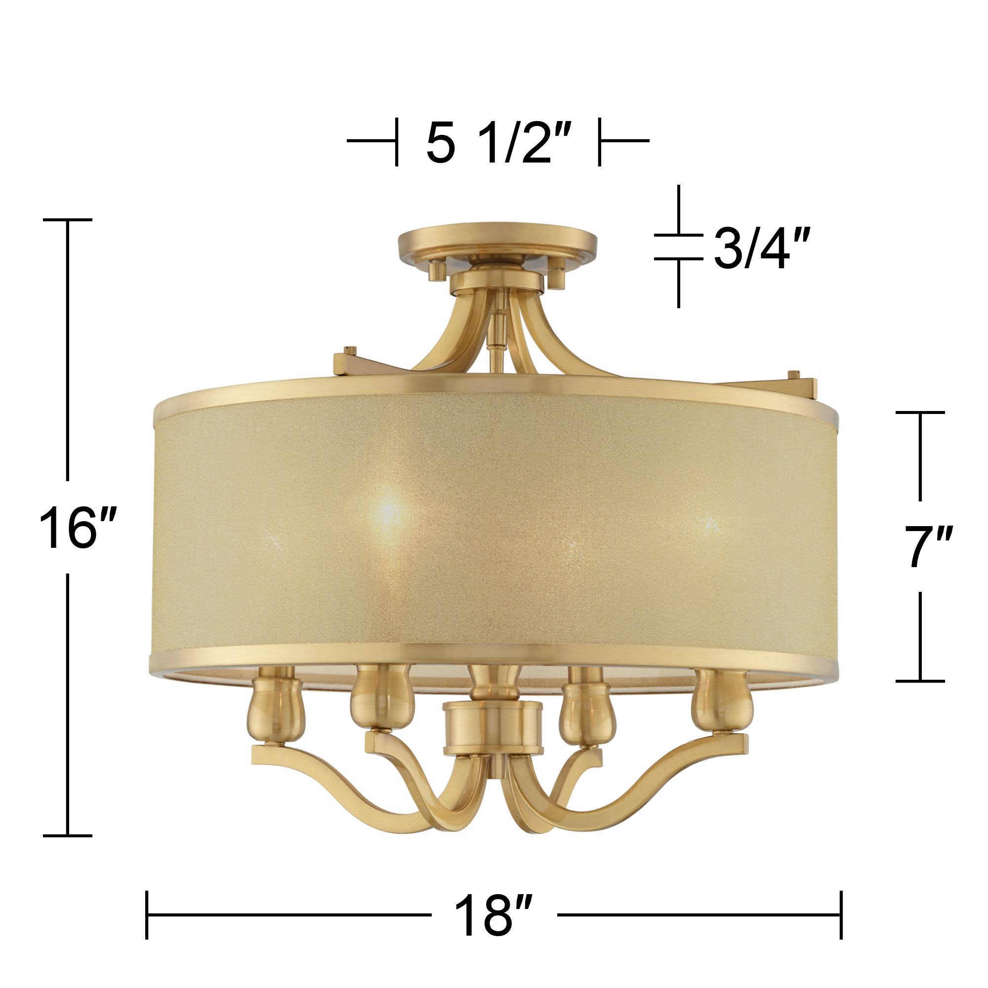 traditional antique brass ceiling lights