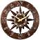 Nor'Easter Aged Bronze 27" Round Outdoor Wall Clock