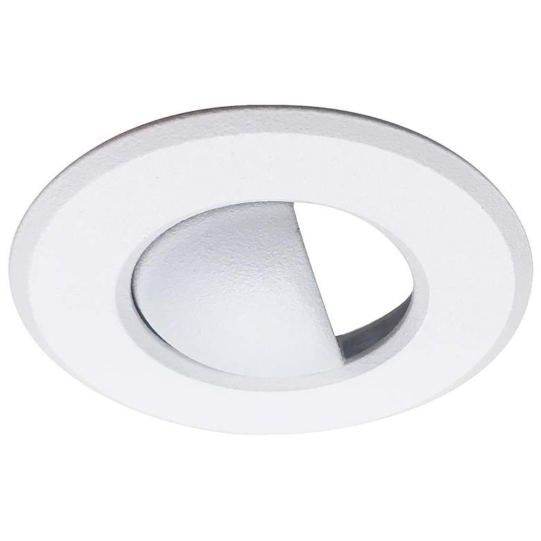 Image 1 Nora 1" Round White Scoop Recessed Trim for M1 LED Module