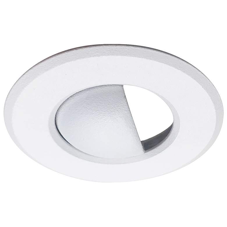 Image 1 Nora 1 inch Round White Scoop Recessed Trim for M1 LED Module