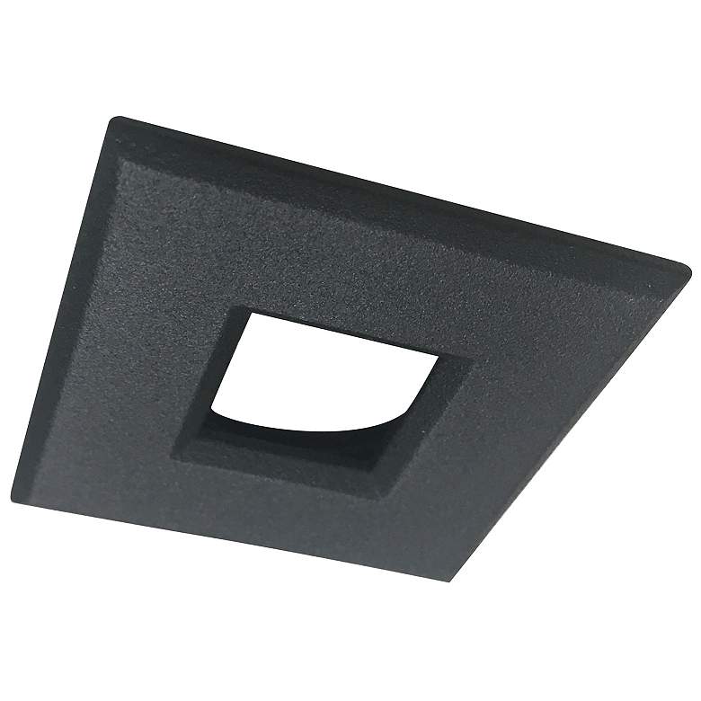 Image 1 Nora 1" Square Black Recessed Trim for M1 LED Module