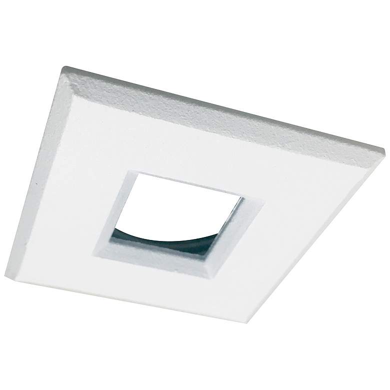 Image 1 Nora 1 inch Square White Recessed Trim for M1 LED Module