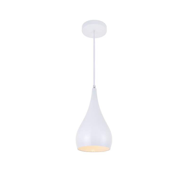 Image 4 Nora 1 Lt White Pendant more views