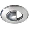 Nora 1" Round Brushed Nickel Scoop Trim for M1 LED Module