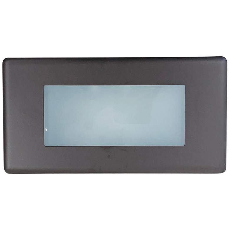 Image 1 Nora 10 1/4" Wide Bronze Lensed LED Step Light