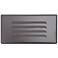 Nora 10 1/4" Wide Bronze Louvered LED Step Light