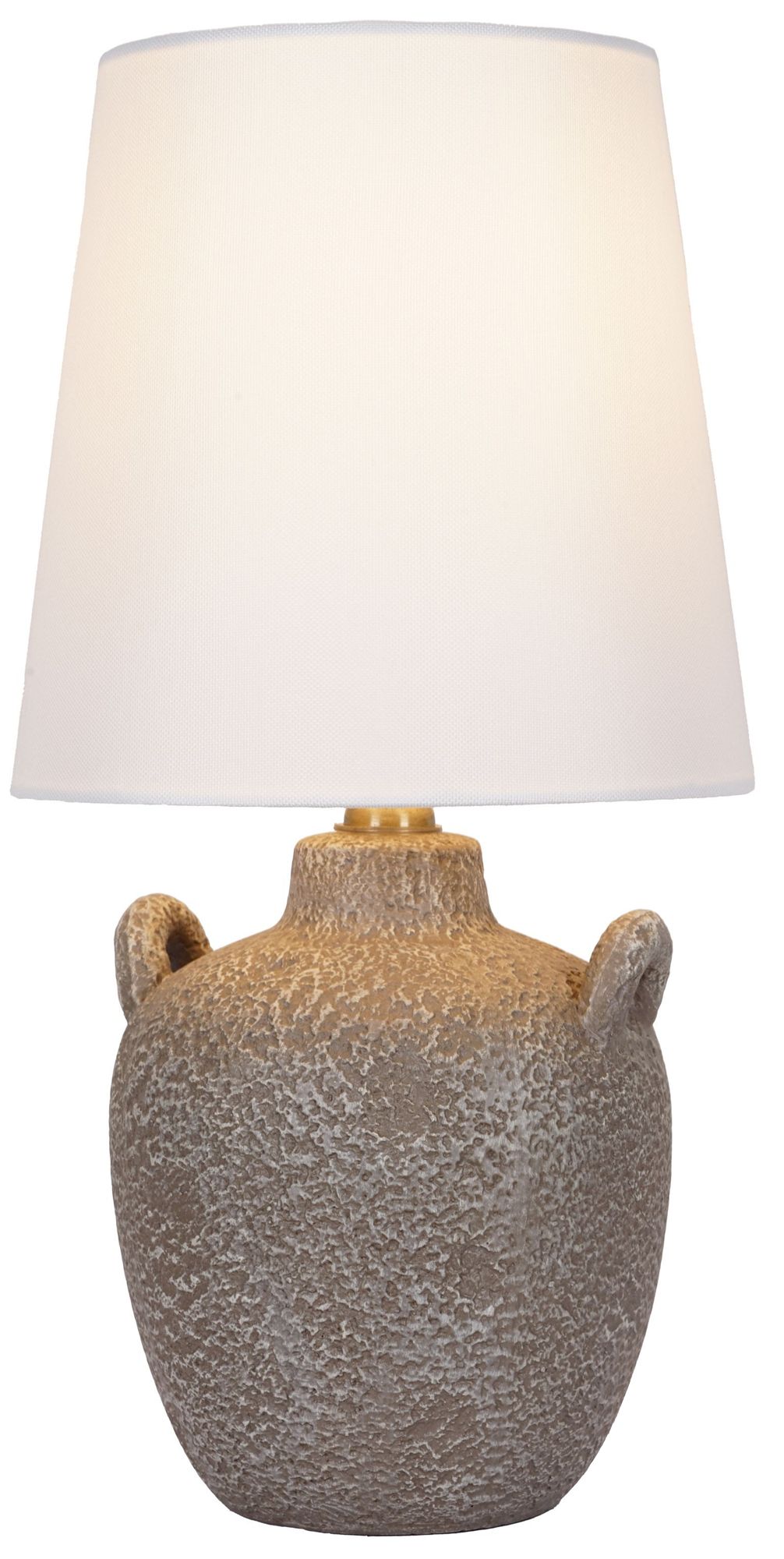Nora 16" High Greige Table Lamp
