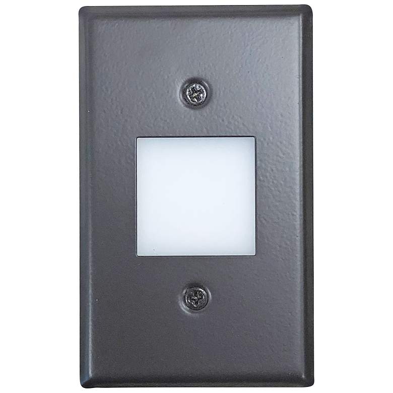 Image 1 Nora 2 3/4" Wide Bronze Lensed LED Mini Step Light