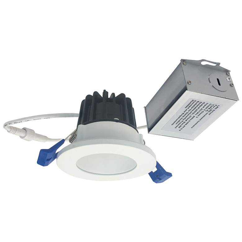 Image 1 Nora 2" Matte White 8 Watt LED Reflector Recessed Downlight