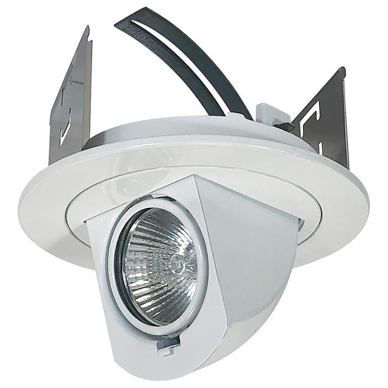 Image 1 Nora 4" Low Voltage Adjustable Angle Recessed Light Trim