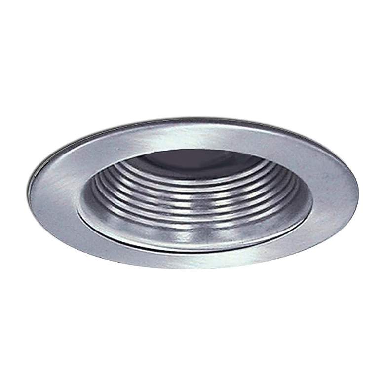 Image 1 Nora 4" Wide Natural Adjustable Stepped Baffle Recessed Trim
