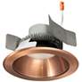 Nora 6" Copper LED Reflector Recessed Retrofit Downlight
