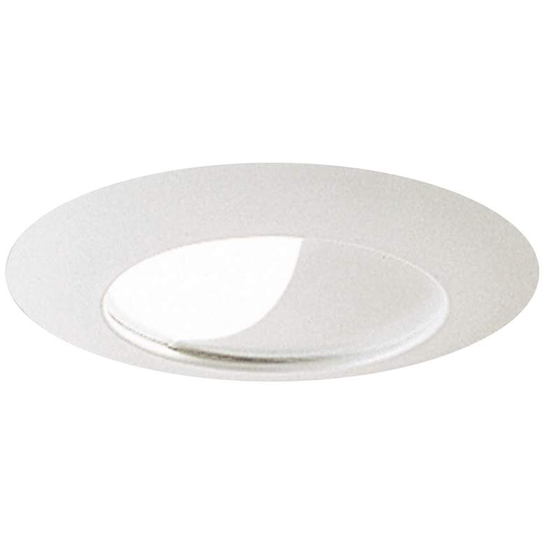 Image 1 Nora 6 inch Half Moon White Wall Wash Trim With Reflector