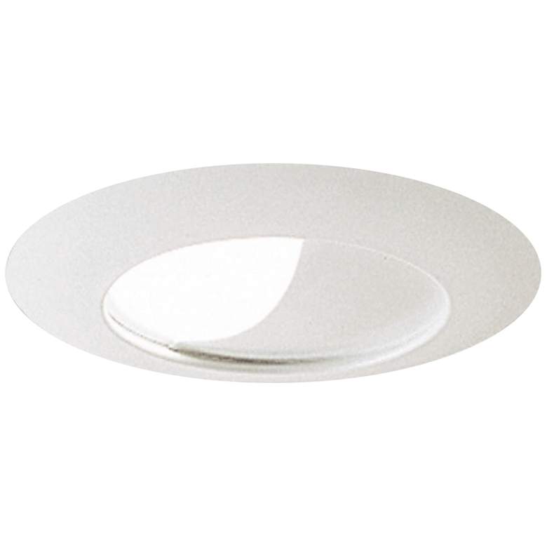 Image 1 Nora 6" Half Moon White Wall Wash Trim With Reflector