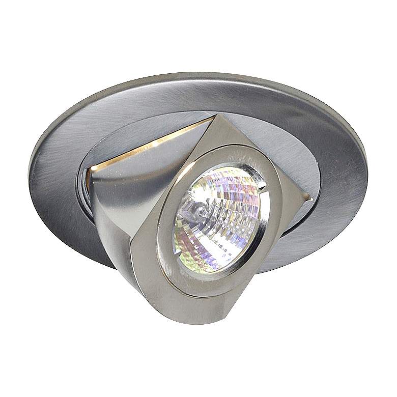 Image 1 Nora 6" Natural Metal Adjustable Angle Recessed Light Trim