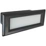Nora 8 3/4" Wide Bronze Lensed Dimmable LED Step/Brick Light