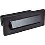 Nora 8 3/4" Wide Bronze Shroud Dimmable LED Step/Brick Light