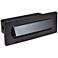 Nora 8 3/4" Wide Bronze Shroud Dimmable LED Step/Brick Light